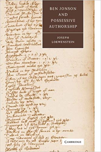 Ben Jonson and Possessive Authorship